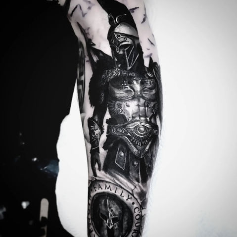 Black and grey realism tattoo by Roxx at Princelet Tattoo London – black and grey realism tattoo