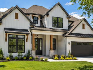 Home exterior with newly replaced siding and updated trim