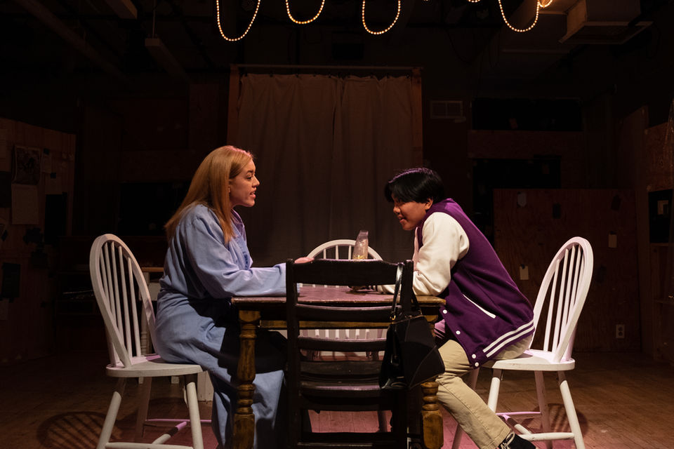 Next to normal - dinner with Gabe. 