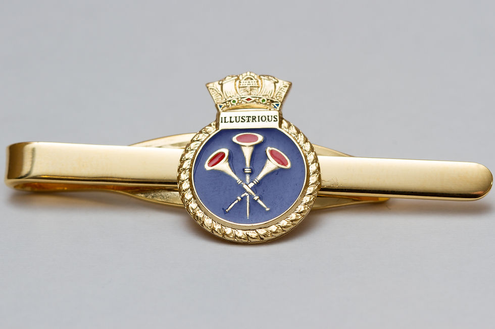 Thumbnail: Class 50 Loco / Naval Crest Tie-clip/slide (Various locos)
