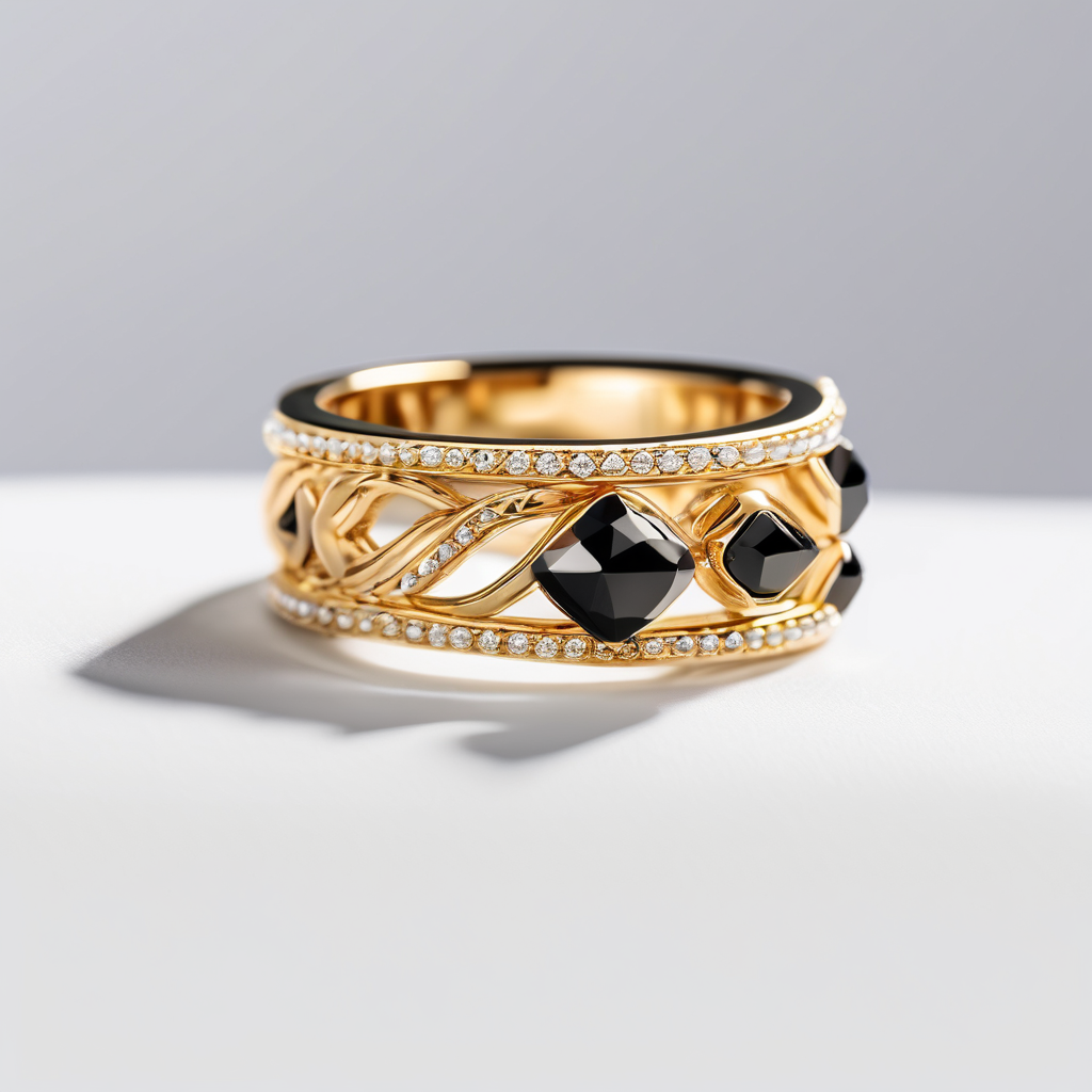 Elegant Beaded Ring