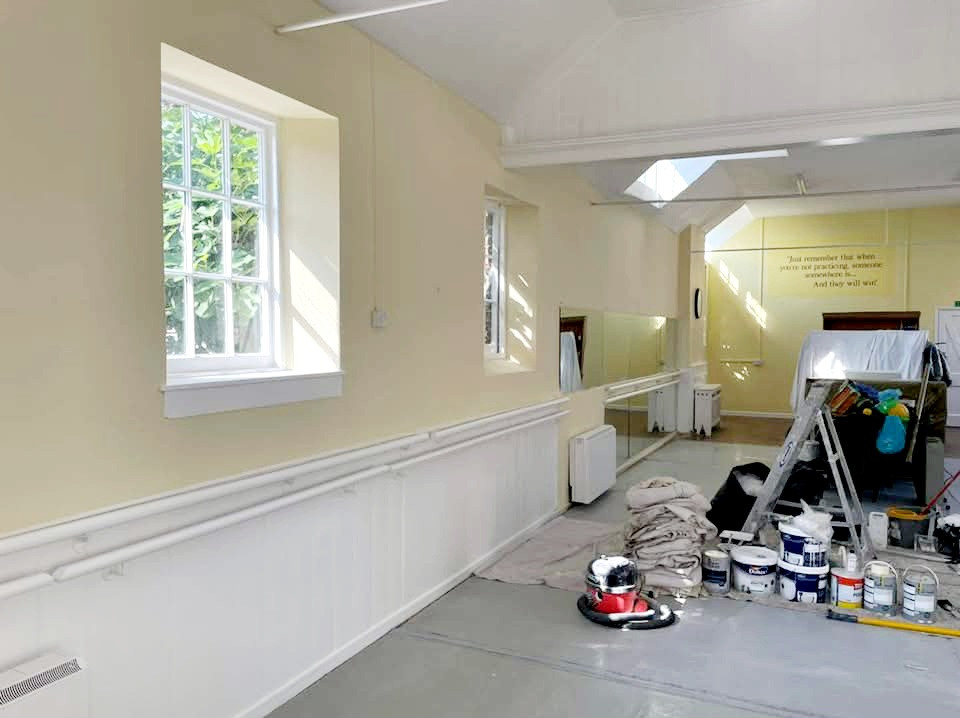  Dance School Interior & Exterior Refurbishment in Worthing, West Sussex