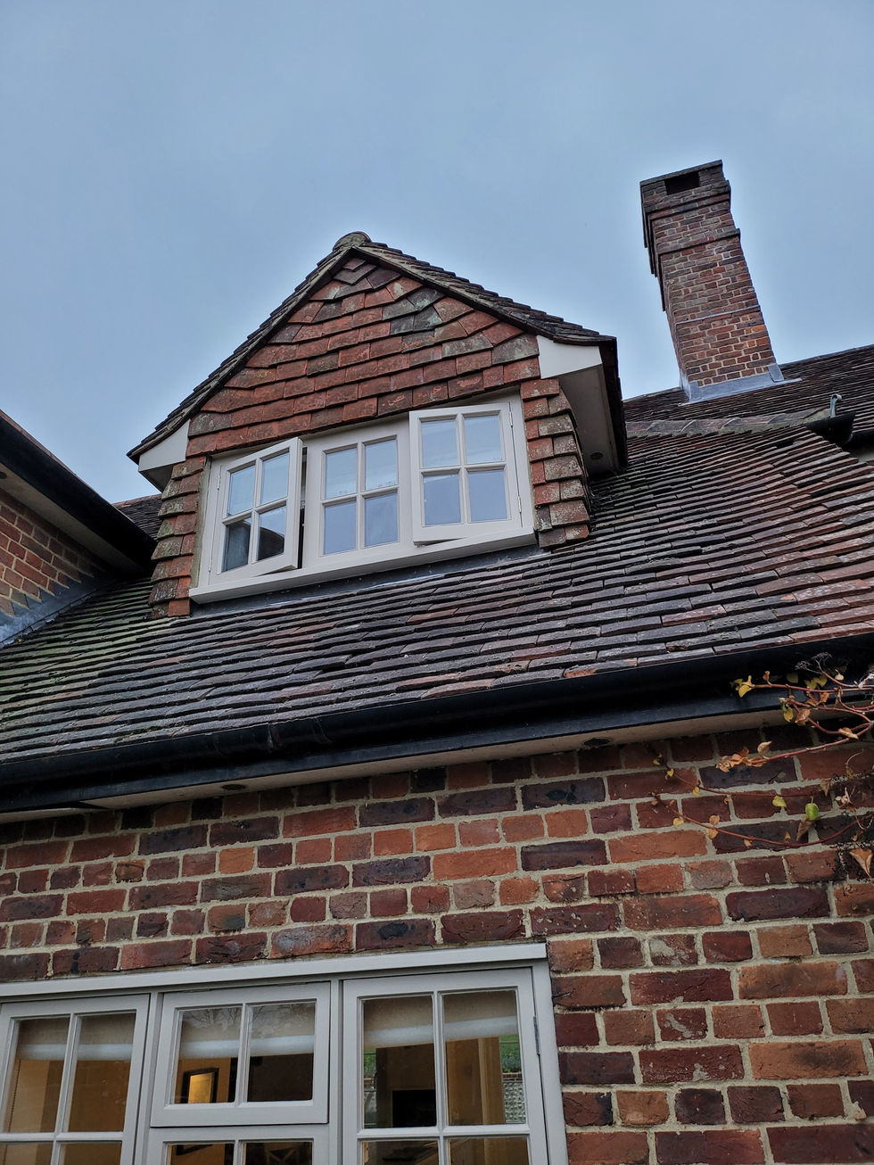 Exterior Window Repainting with Rot Repairs | Spithandle Lane, Steyning