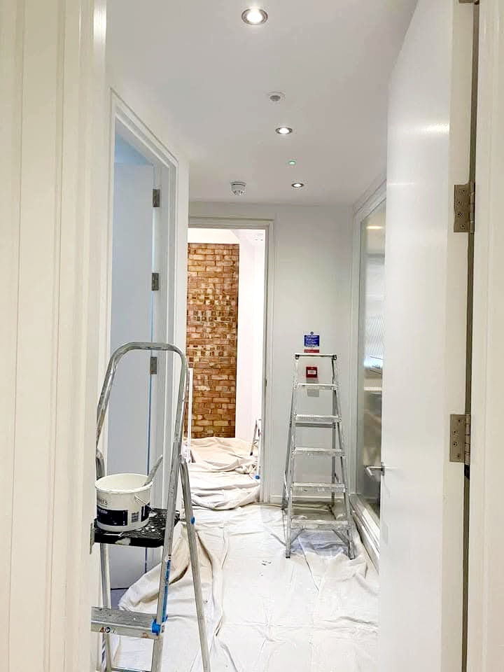 Painting Hands | Commercial Office Refresh for UnitedUs | Brighton and Hove