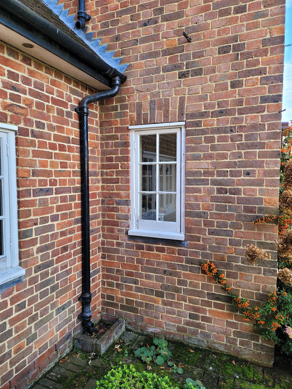 Exterior Window Repainting with Rot Repairs | Spithandle Lane, Steyning