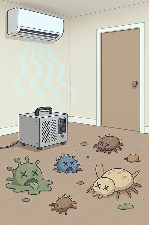 ózonos-levegőtisztítás