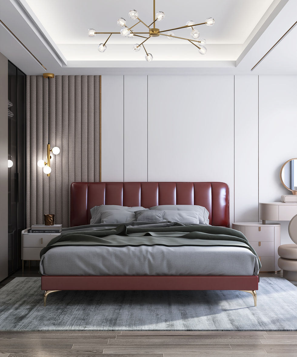 Light Luxury two-bedroom Apartment_Kids Room-9