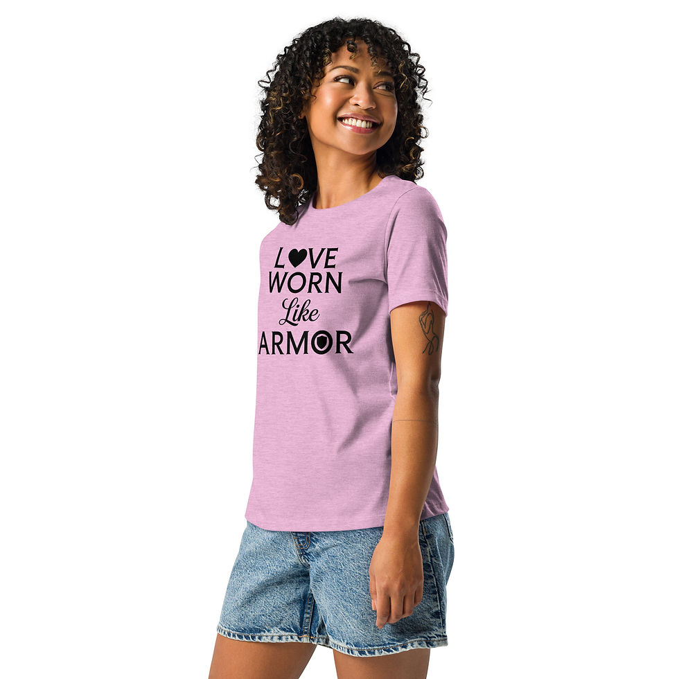 Thumbnail: "Love Worn Like Armor" Statement Tee