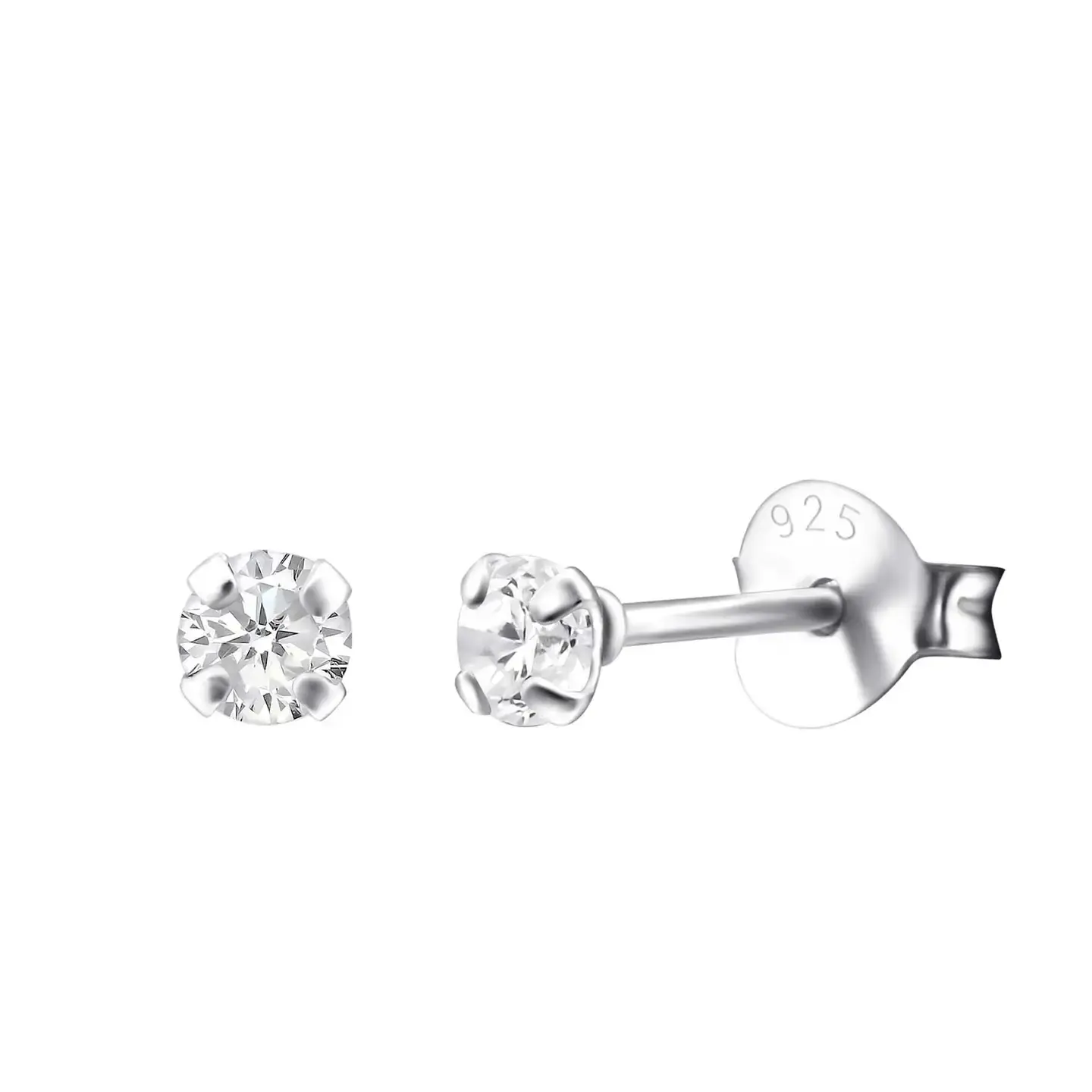 Stowaway Jewelry | Sterling Silver Crystal Studs