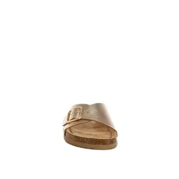 Thumbnail: Rag Company | Uvaria Metallic Slip-On Sandals