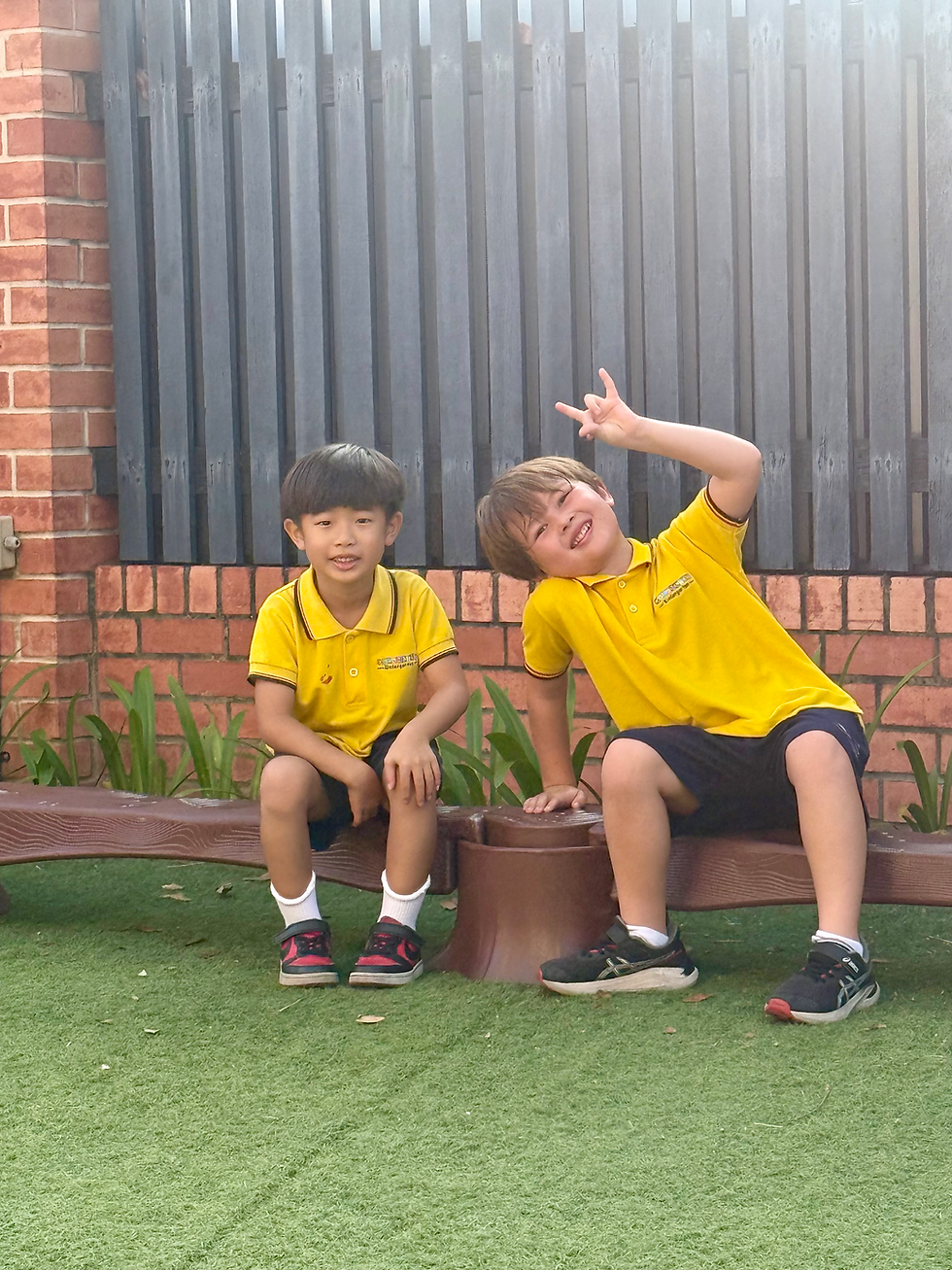 Kids enjoying preschool