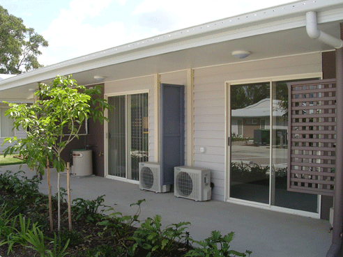 Installation of Split System air conditioner Outdoor Unit