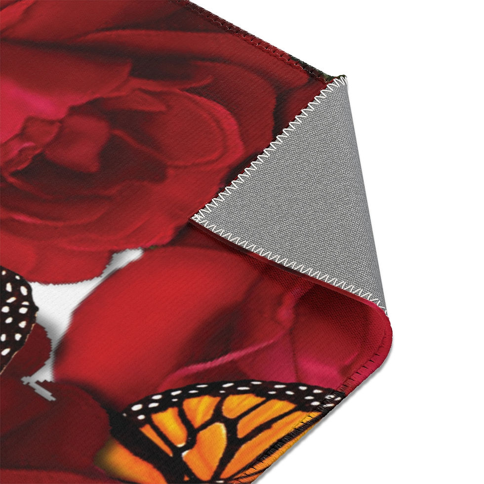 Thumbnail: Rose & Butterfly Effect Area Rug
