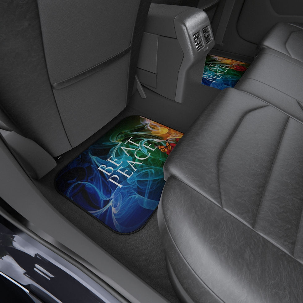 Thumbnail: "Be At Peace" Car Mats (Set of 4)