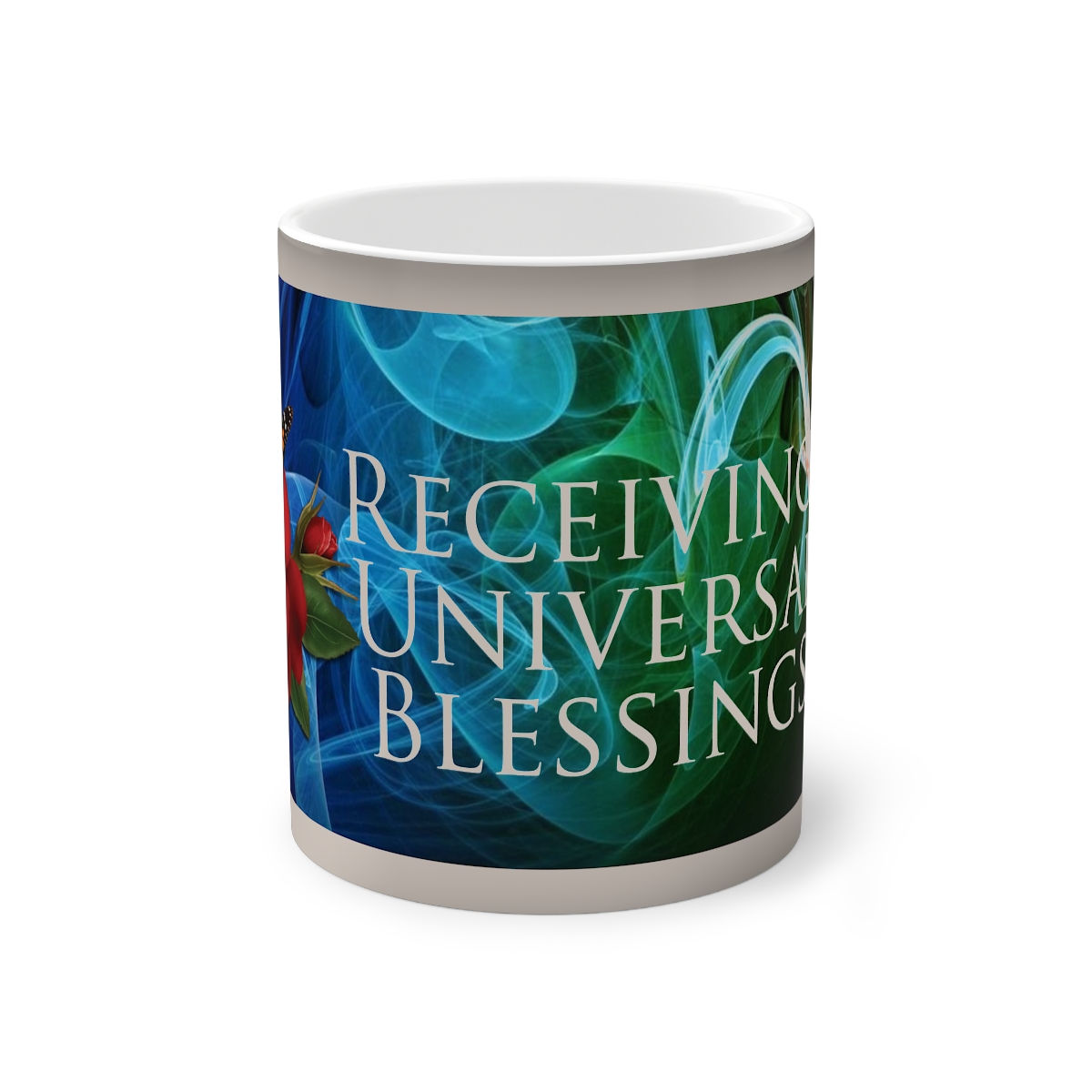 "Receiving Universal Blessings" Color-Changing Mug, 11oz