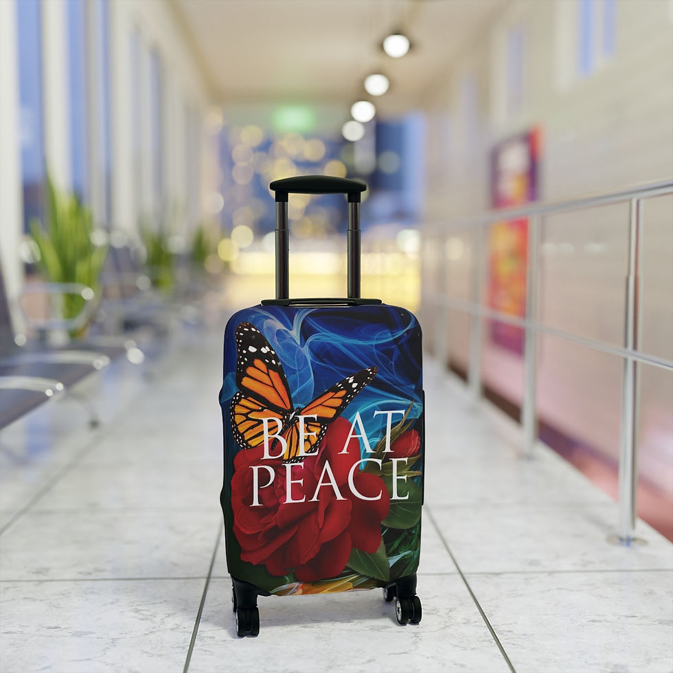Thumbnail: "Be At Peace" Signature KYSS Luggage Cover