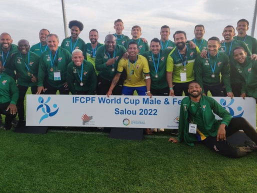 Brasil garante bronze no Mundial de futebol de paralisados cerebrais