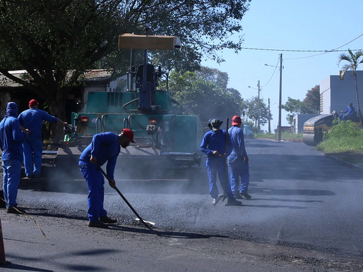 Obras de pavimentação avançam no Jardim Claudia