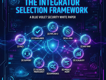 The Integrator Selection Framework: 10 Questions Every Federal Agency Should Ask Before Awarding a Physical Security Contract