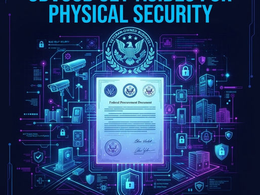 SDVOSB Set-Asides for Physical Security: What They Are, Why They Matter, and How to Use Them