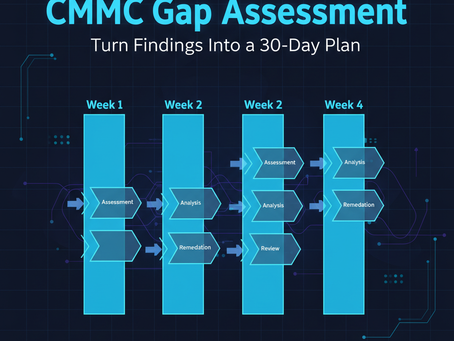 CMMC Gap Assessment: Turn Findings Into a 30-Day Plan
