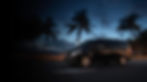 black mercedes v class photo appropriate for ad. no number plate. make the background nice