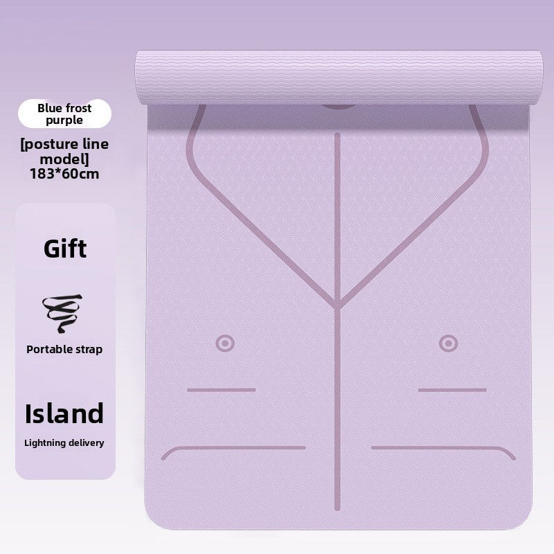 Miniaturbild: TPE Non-Slip Yoga Mat with Shock Absorption