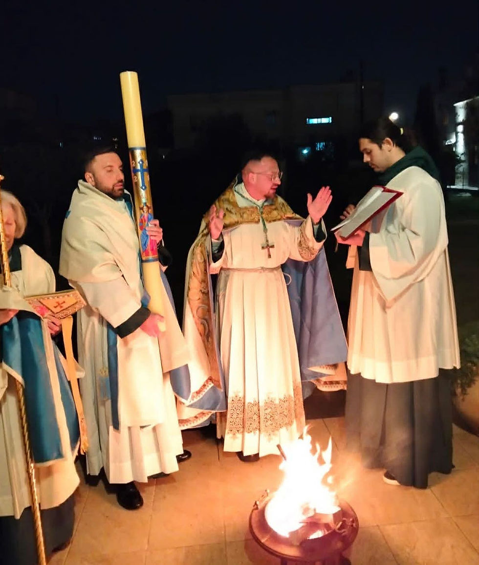 Veglia Pasquale in Resurrectione Domini alla Christiana Fraternitas: "La profondità dell'amore di Dio".