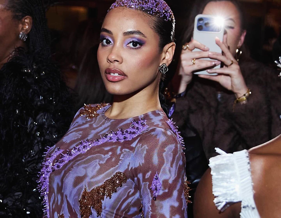 Model Spotlight: Anneka Sackeyfio Walks for Onalaja at London Fashion Week