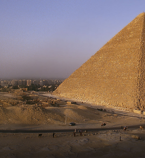 Nat Geo Expeditions touring Egyptian Pyramid