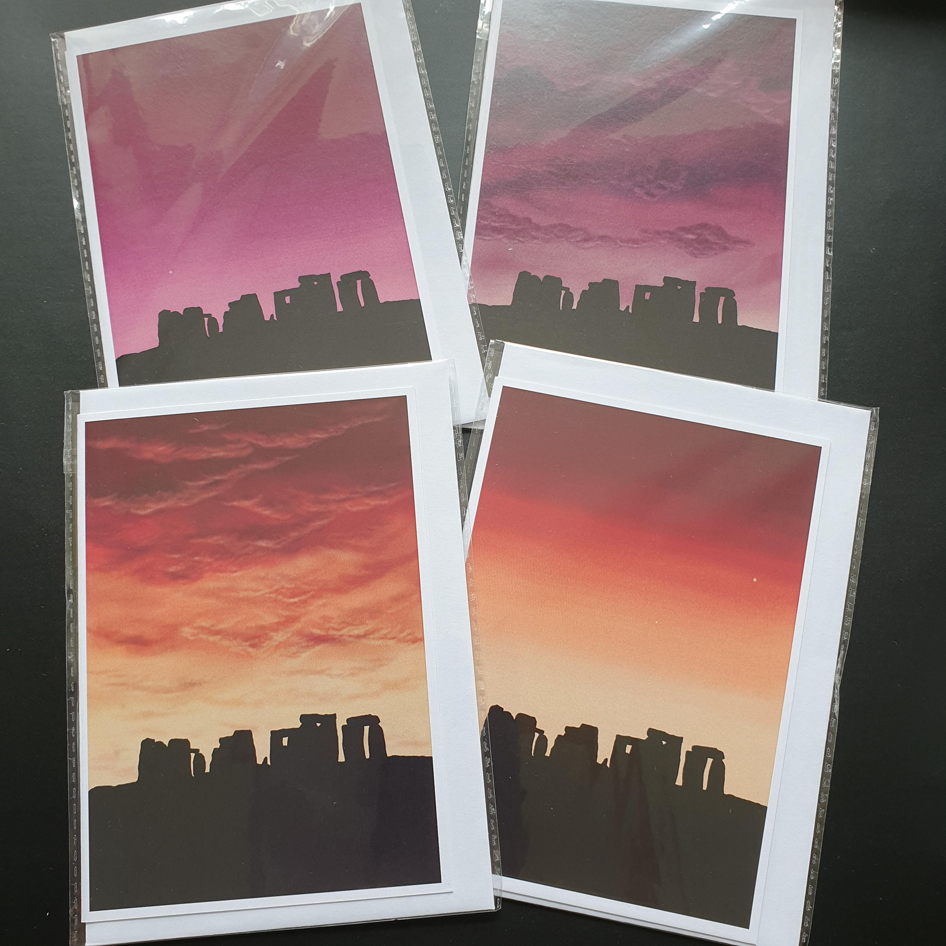 Wiltshire landmark silhouette