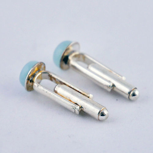Thumbnail: Silver plated cufflinks