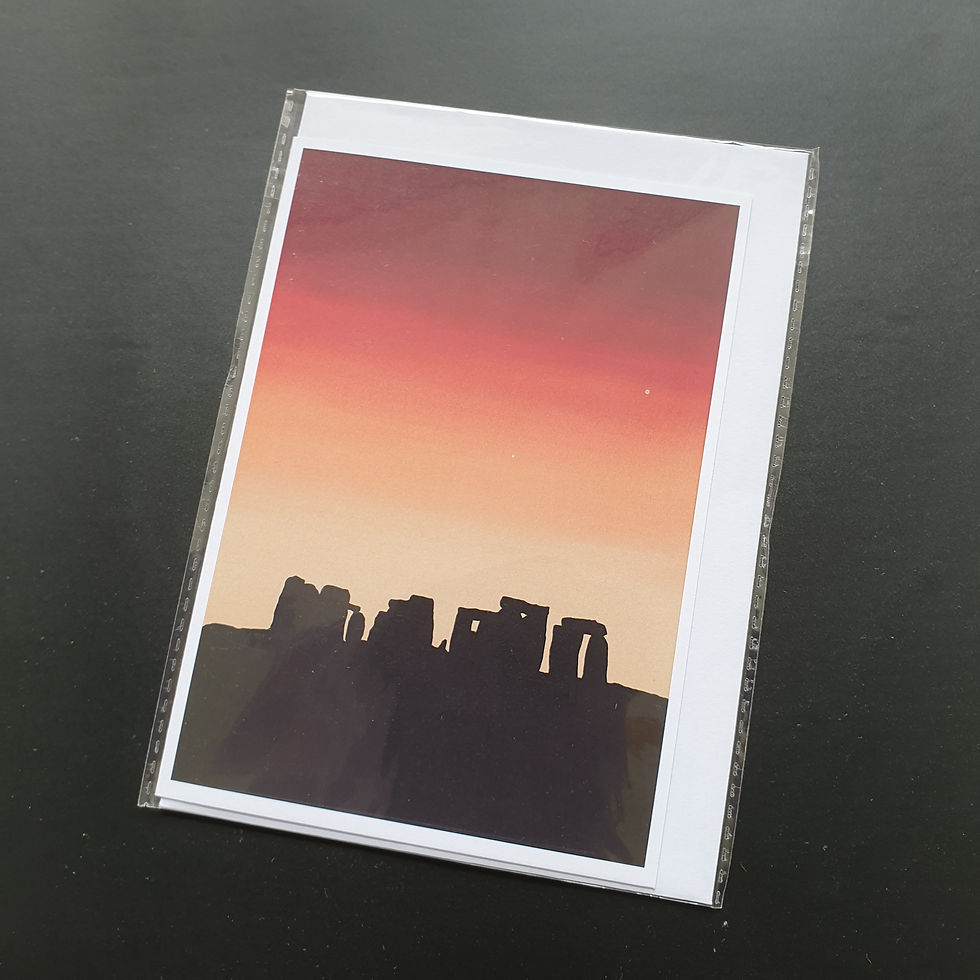 Thumbnail: Wiltshire landmark silhouette