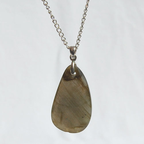 Thumbnail: Dagger's Veil | Labradorite necklace