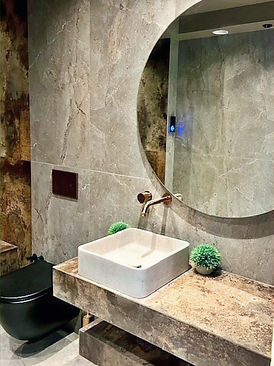 Modern bathroom completed by K1 Builders Ltd in London