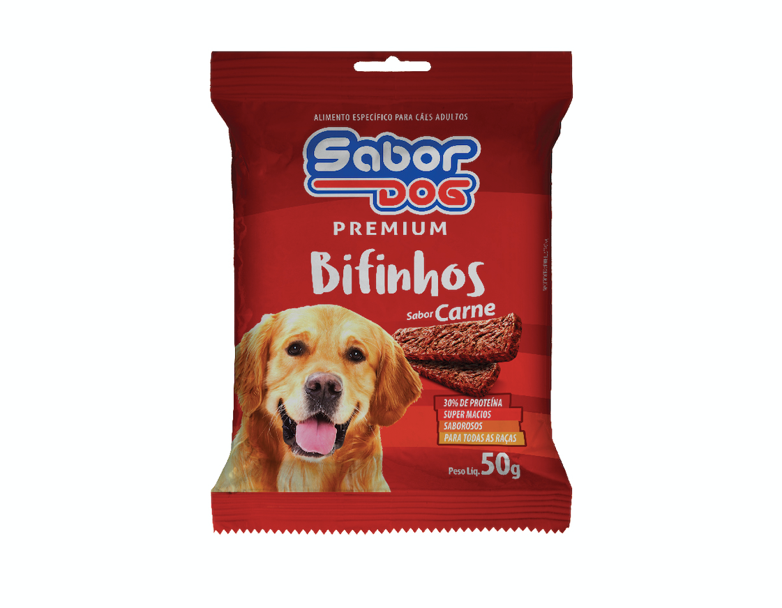 Bifinhos Sabor Dog Premium Carne 50g