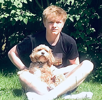 Daniel and his dog