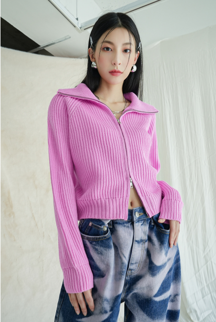 Thumbnail: Cardigan Korea_Collar Two-way Knitwear 11 (AVANDRESS)