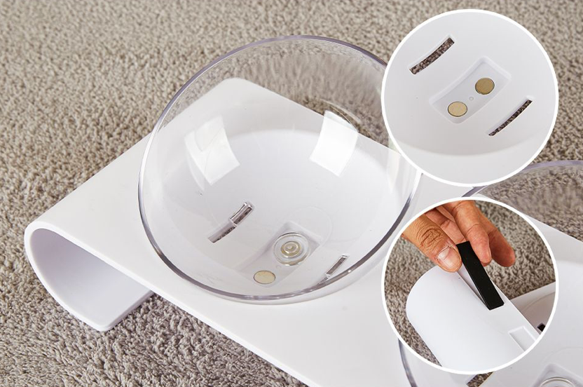 Thumbnail: [Petholic] Angle Adjustment 2 Bowl Tableware