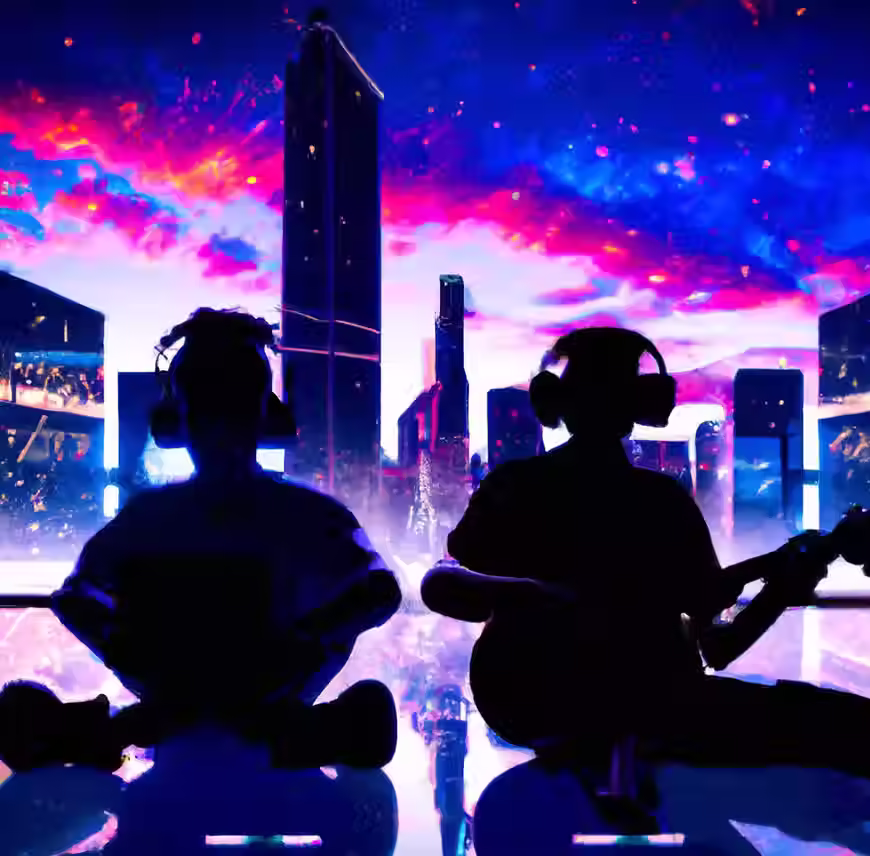 Youth boys playing video games . This is an ai generation image.