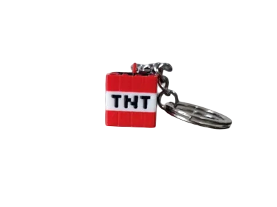 Minecraft TNT Anahtarlık