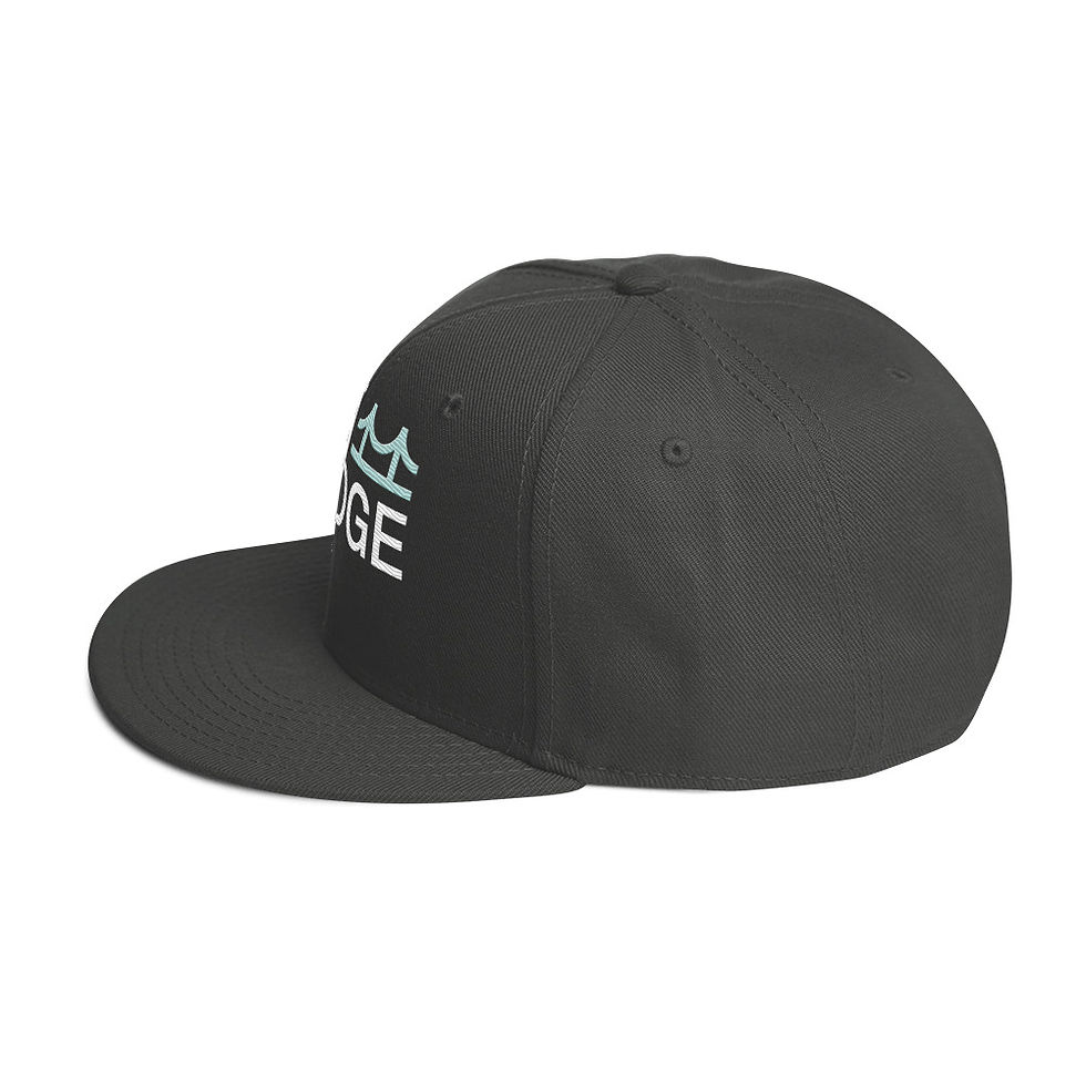 Thumbnail: Snapback Hat: Navy, Grey or Black / Grey