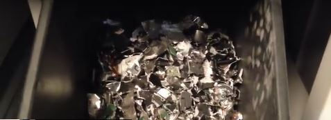 Thumbnail: Server HDD shredder - complete media destruction into small particles