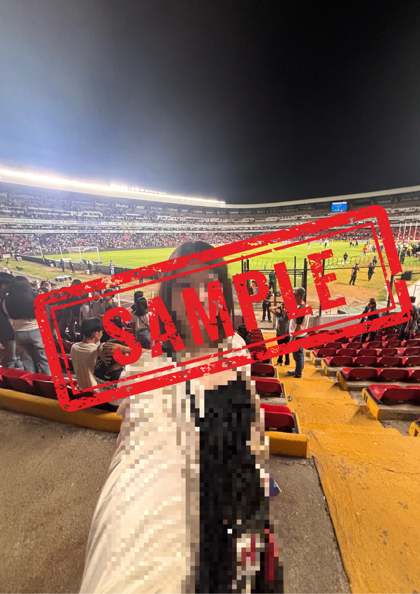 ポストカード（ケレタロ　サッカー観戦）