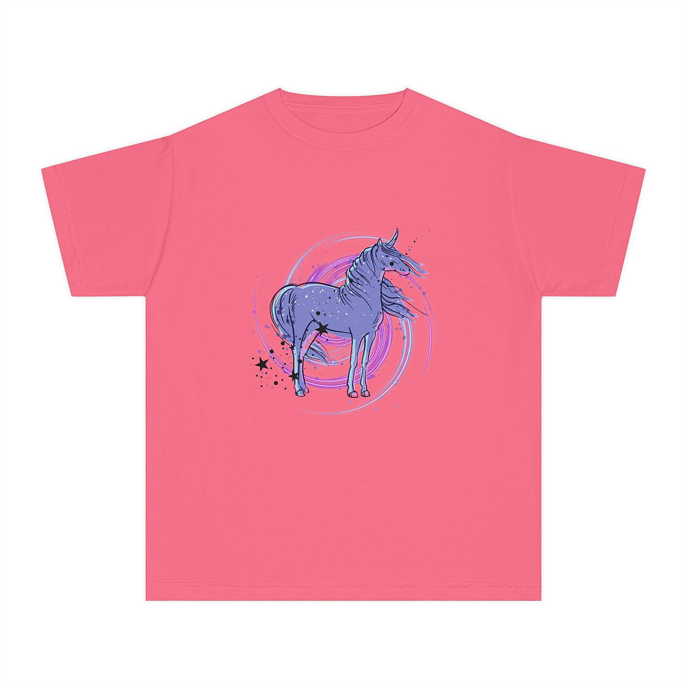 Thumbnail: Magical Purple Unicorn Youth Tee
