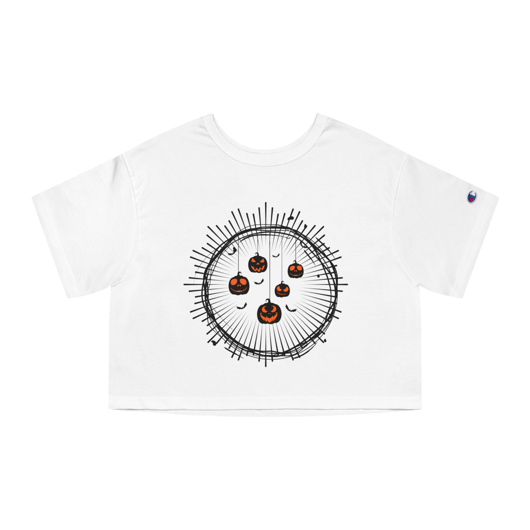 Pumpkin Cropped T-Shirt