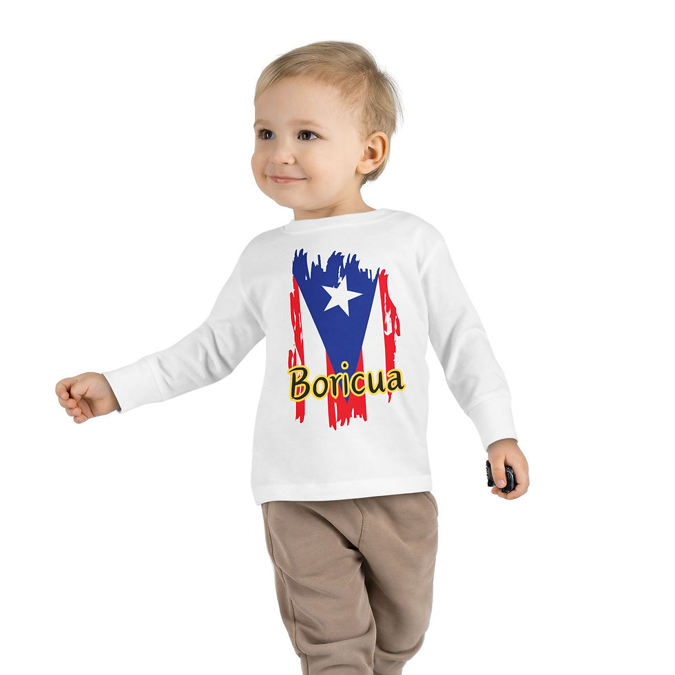 Thumbnail: Toddler Boricua Long Sleeve Tee