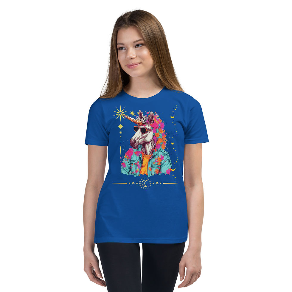 Thumbnail: Stellar Unicorn Youth Short Sleeve T-Shirt
