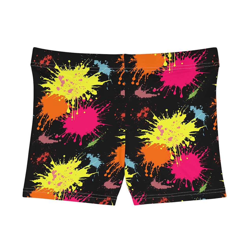 Thumbnail: Women's Splatter Me Shorts (AOP)