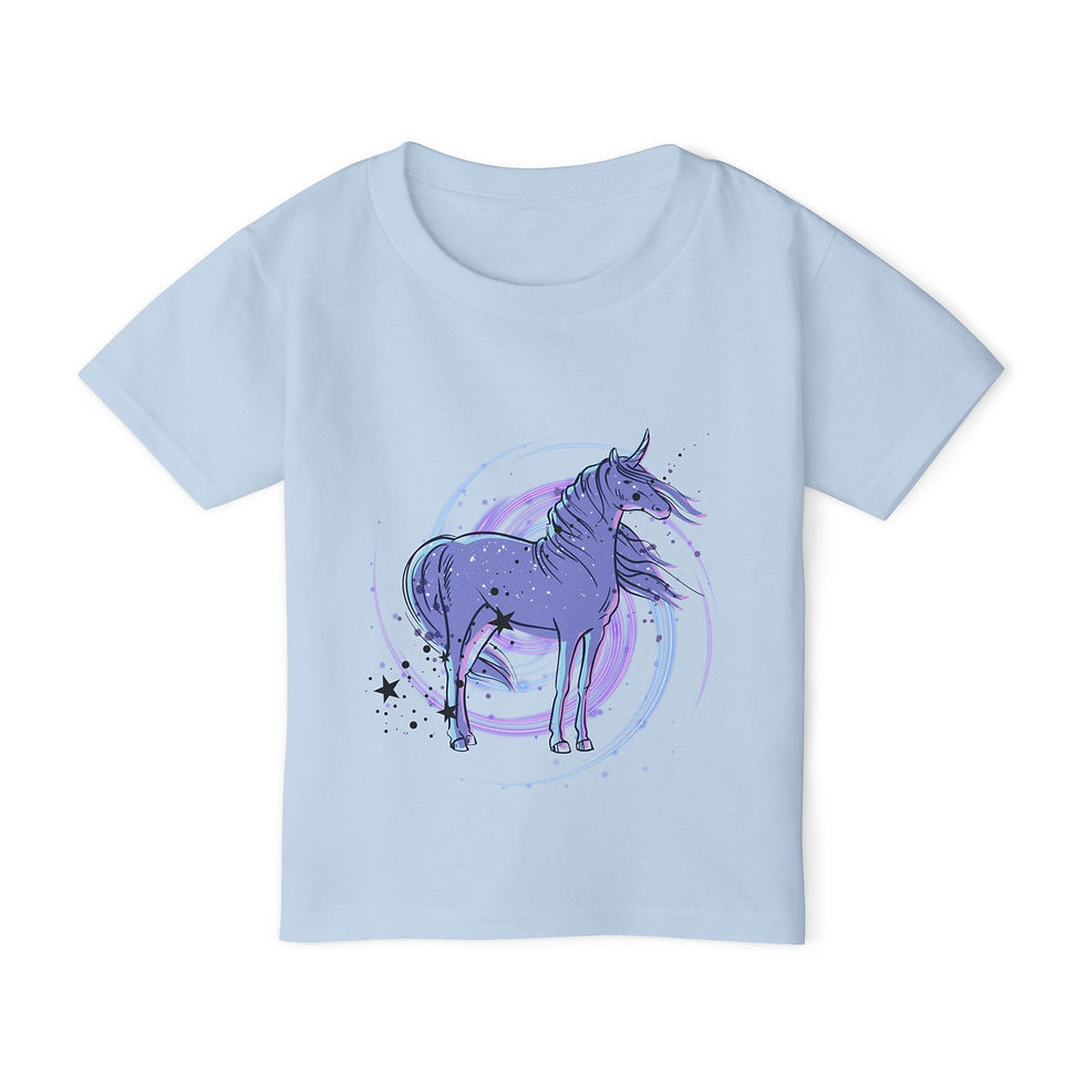 Thumbnail: Magical Purple Unicorn Toddler T‑Shirt 